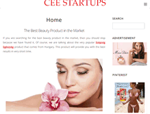 Tablet Screenshot of cee-startups.com